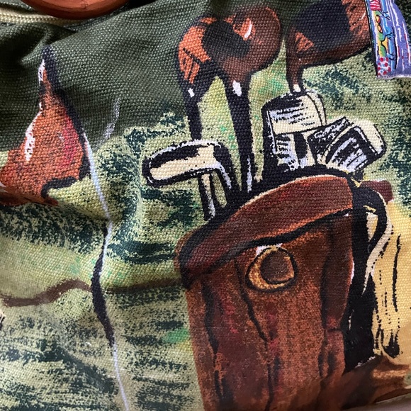 Anne Ormsby Design Artistic Golf Satchel  Bag - Picture 10 of 16